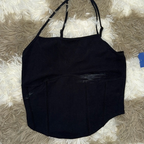 Abound Tops - ☀️SUMMER CLEARANCE SALE☀️ Abound Black ‘corset’ Crop Top